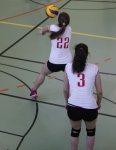 Damenfinale: UAB1-volley16